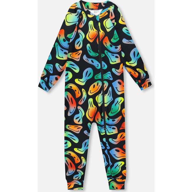 One-Piece Thermal Underwear, Smiley Face Boy