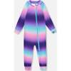 One-Piece Thermal Underwear, Purple Gradient - Underwear - 1 - thumbnail