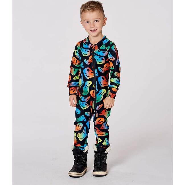 One-Piece Thermal Underwear, Smiley Face Boy - Underwear - 2