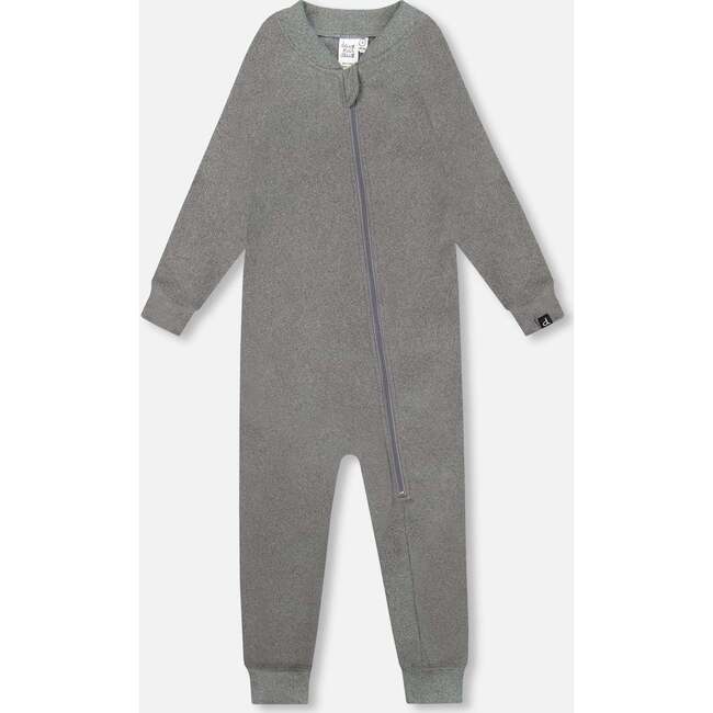 One-Piece Thermal Underwear, Dark Heather Gray