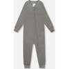 One-Piece Thermal Underwear, Dark Heather Gray - Underwear - 1 - thumbnail
