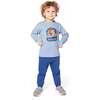 Organic Cotton Long Sleeve T-Shirt, Light Blue - T-Shirts - 2