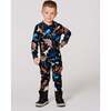 One-Piece Thermal Underwear, Black Dinosaur Print - Underwear - 2