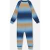 One-Piece Thermal Underwear Blue and Beige Gradient, Blue & Beige Gradient - Underwear - 3