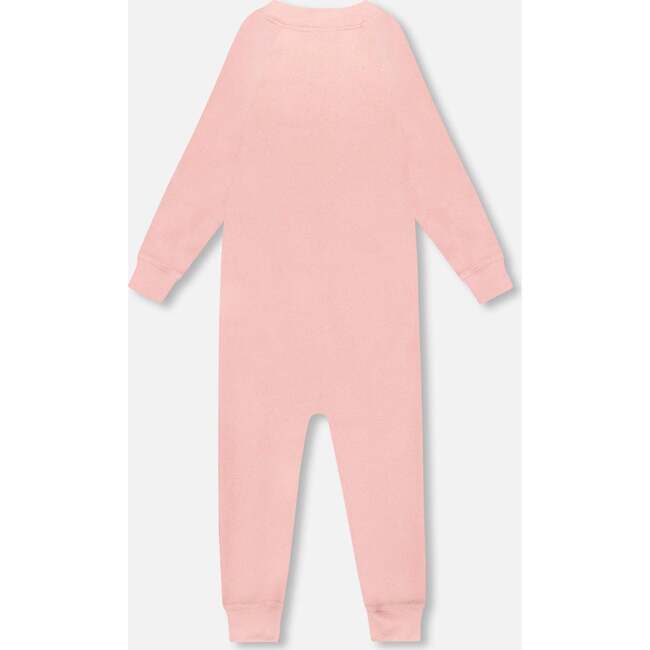 One-Piece Thermal Underwear, Dusty Pink - Underwear - 3