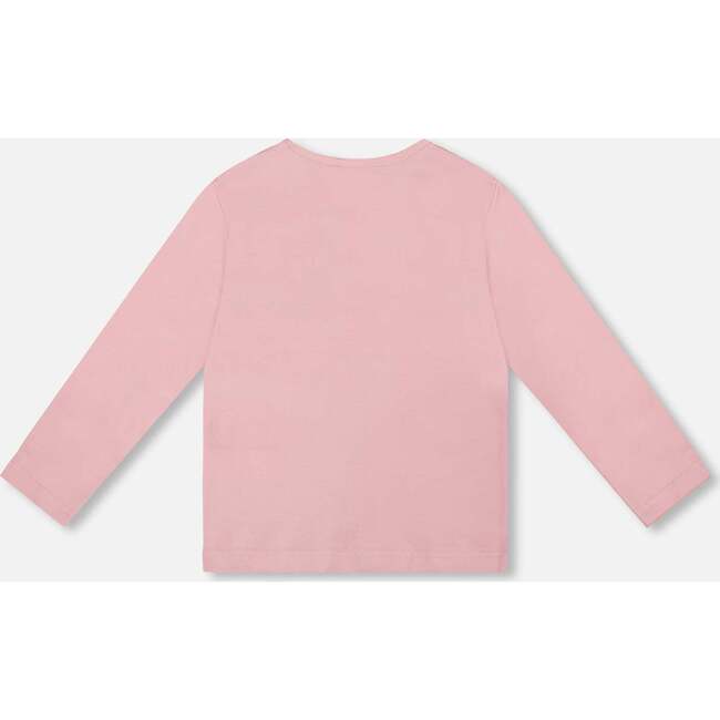 Organic Cotton Long Sleeve T-Shirt, Dusty Pink - T-Shirts - 3