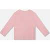 Organic Cotton Long Sleeve T-Shirt, Dusty Pink - T-Shirts - 3