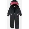 One-Piece Teknik Snowsuit with Pink, Black - Snowsuits - 3