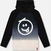 Organic Cotton Jersey Hooded Raglan Sleeve Tee, Black - Shirts - 1 - thumbnail
