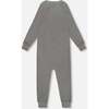 One-Piece Thermal Underwear, Dark Heather Gray - Underwear - 3