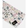Organic Cotton Headband, Off-White Floral - Bows - 3