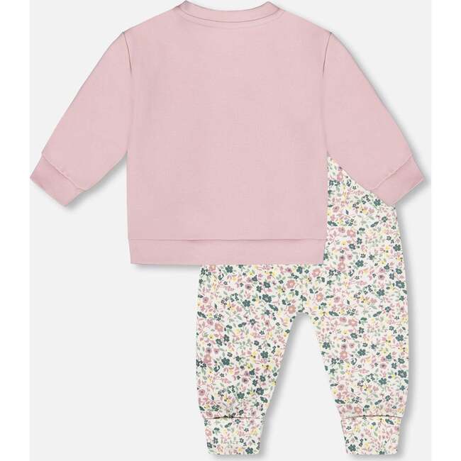 Organic Cotton Evolutive Pant and Long Sleeve Top Set, Neutral Purple - Mixed Apparel Set - 3