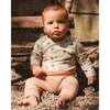 Organic Cotton Evolutive Pants with Bears, Brown - Pants - 2