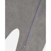 One-Piece Thermal Underwear, Dark Heather Gray - Underwear - 4