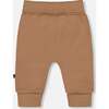 Organic Cotton Evolutive Pants with Bears, Brown - Pants - 3