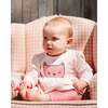 Organic Cotton Dress and Leggings Set, Pink Mini Floral - Mixed Apparel Set - 2