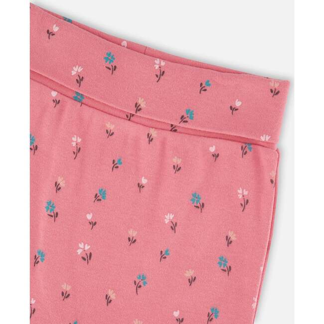 Organic Cotton Evolutive Pant, Pink Floral - Pants - 4