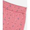 Organic Cotton Evolutive Pant, Pink Floral - Pants - 4