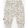 Organic Cotton Evolutive Pant, Off-White Floral - Pants - 3