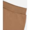 Organic Cotton Evolutive Pants with Bears, Brown - Pants - 4