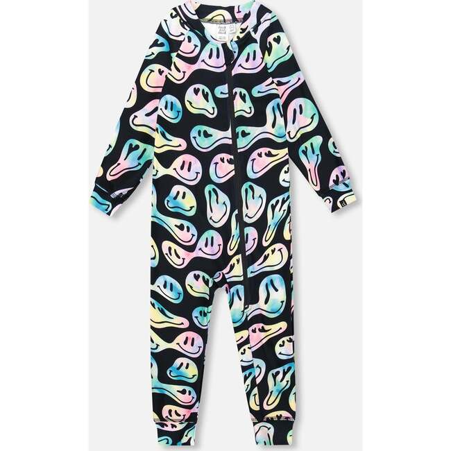 One-Piece Thermal Underwear, Smiley Face Girl