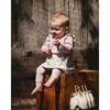 Organic Cotton Bi-Material Tunic and Leggings Set, Neutral Purple - Mixed Apparel Set - 2