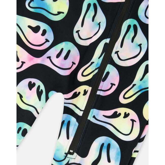 One-Piece Thermal Underwear, Smiley Face Girl - Underwear - 4