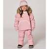 One-Piece Baby Snug Snowsuit Designed for Car Seat, Pink - Snowsuits - 2