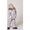 One-Piece Baby Snug Snowsuit Designed for Car Seat, Gray Bear Print - Snowsuits - 2