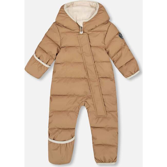 One-Piece Baby Cloud Compressible Snowsuit Designed for Car Seat, Chanterelle