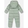 One-Piece Baby Cloud Compressible Snowsuit Designed for Car Seat, Sage Green - Snowsuits - 2