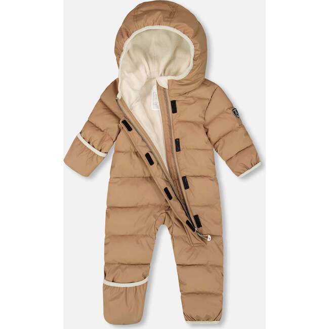 One-Piece Baby Cloud Compressible Snowsuit Designed for Car Seat, Chanterelle - Snowsuits - 2