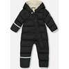 One-Piece Baby Cloud Compressible Snowsuit Designed for Car Seat, Black - Snowsuits - 1 - thumbnail