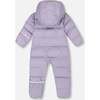 One-Piece Baby Cloud Compressible Snowsuit Designed for Car Seat, Purple Gray - Snowsuits - 3