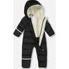 One-Piece Baby Cloud Compressible Snowsuit Designed for Car Seat, Black - Snowsuits - 2