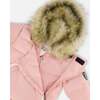 One-Piece Baby Snug Snowsuit Designed for Car Seat, Pink - Snowsuits - 5