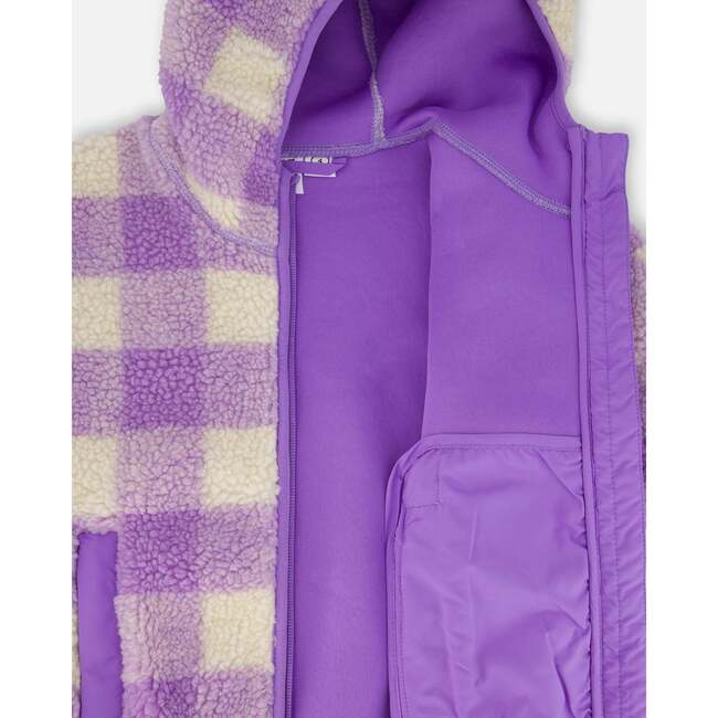 Mid-Season Sherpa Jacket, Lavender - Fleece & Sherpa Jackets - 2