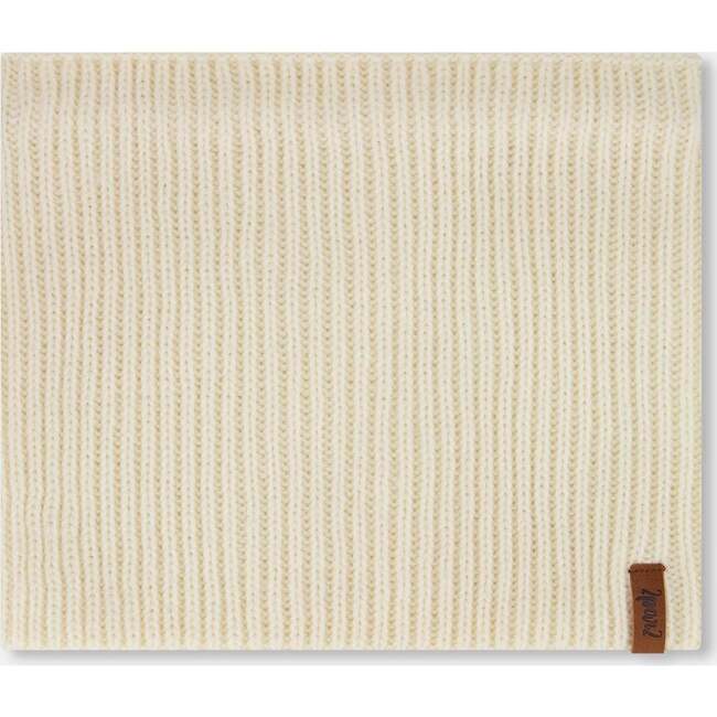 Mid-Season Knit Neck Warmer, Off-White