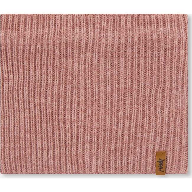 Mid-Season Knit Neck Warmer, Dusty Pink