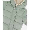 One-Piece Baby Cloud Compressible Snowsuit Designed for Car Seat, Sage Green - Snowsuits - 4