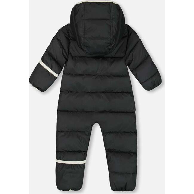 One-Piece Baby Cloud Compressible Snowsuit Designed for Car Seat, Black - Snowsuits - 3