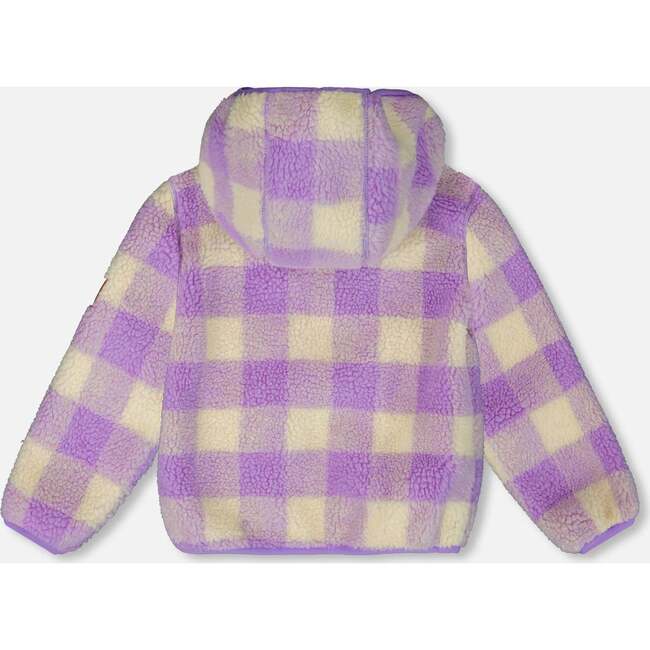 Mid-Season Sherpa Jacket, Lavender - Fleece & Sherpa Jackets - 3