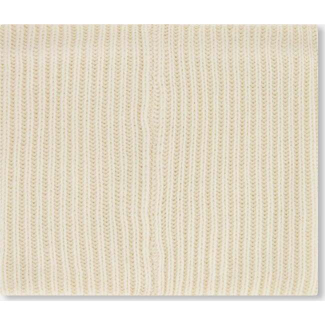 Mid-Season Knit Neck Warmer, Off-White - Scarves - 2