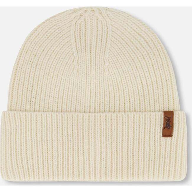 Mid-Season Knit Hat, Off-White