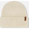 Mid-Season Knit Hat, Off-White - Winter Hats - 1 - thumbnail
