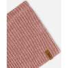 Mid-Season Knit Neck Warmer, Dusty Pink - Scarves - 3