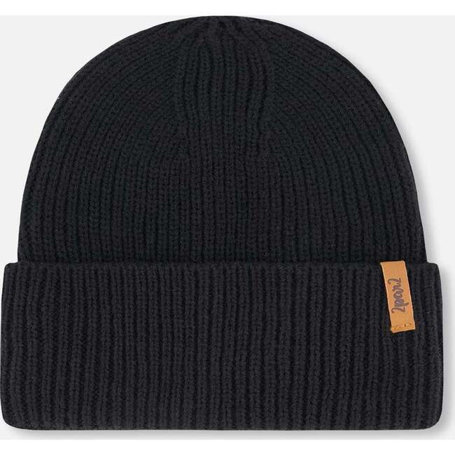 Mid-Season Knit Hat, Black