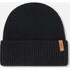 Mid-Season Knit Hat, Black - Winter Hats - 1 - thumbnail
