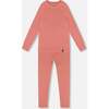 Merino Wool Base Layer Set, Dusty Pink - Mixed Apparel Set - 1 - thumbnail
