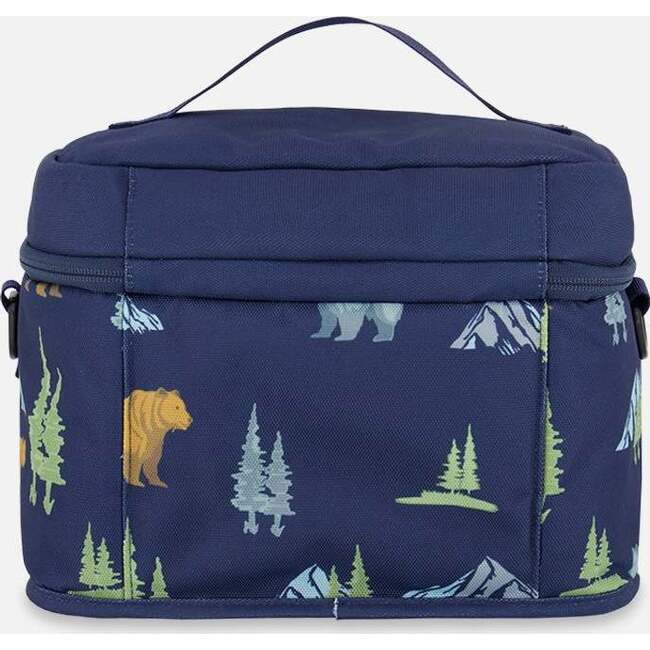 Lunch Box, Navy Animal Print - Lunchbags - 2
